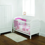 Practical and stylish, the Crescent cot bed is made from solid pine, and is a perfect addition to a loving home.