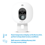 Angelcare 3-in-1 Baby Monitor | Camera & Night Vision | Sensor Pad for Temperature Monitor