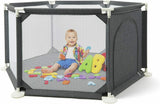 Premium kwaliteit veilige babybox met ritssluiting | Grijs | 6 - 36m