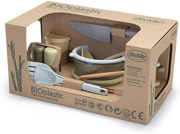 11 Piece 100% Recyclable Bio-Plastic Kitchen Set | Eco-Conscious | 2 Years +