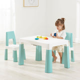 Our funky new height-adjustable table and chair set grows with your child and can be used as young as 1 year up to 8 years