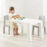 Unser neues höhenverstellbares Kindertisch- und Stuhlset ist supermodern und wächst mit Ihrem Kind