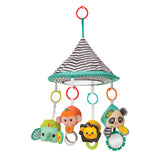 Squeeze the musical elephant's ear to delight little ones with a cheerful tune.