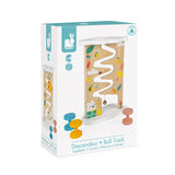 Montessori drevená montessori hračka pre bábätká a batoľatá | drevená guľôčková dráha | 12 mesiacov +
