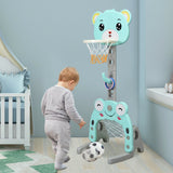 Este lindo aro de baloncesto con forma de animal para niños pequeños es ideal para desarrollar la coordinación ojo-mano.