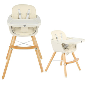 Chaise haute multifonctionnelle superbe et de qualité, chaise basse avec harnais 5 points et plateau réglable amovible