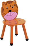 This kids table and chair set includes a tiger chair and...