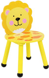 Este juego de mesa y sillas para niños incluye una silla con forma de león y...