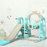 Made from safe, durable, non-toxic and environmentally friendly PE material, this swing and slide set is hard wearing and child safe.