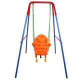 The high backed seat on this outdoor baby swing gives extra support while the 3 point harness will keep your child super safe