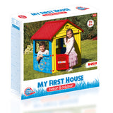 Большой прочный игровой домик для 2 детей в помещении и на открытом воздухе с входной дверью и окнами | Возраст 2–5 лет для игр в помещении и на улице.