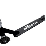 Patinete Monster Pro ligero con plataforma de aluminio | Patinete acrobático para empujar, patear y saltar | BK Con gama de colores a elegir.