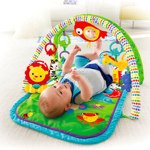 Gimnasio para bebés portátil y colorido que mantiene a tu pequeño ocupado con juguetes, sonido y música.