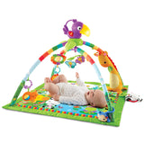 Deluxe Multi Activity Baby Play Mat & Baby Gym with 3 play settings and more than 10  toys  & activities.