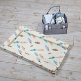 Baby change mat is in a standard size and  provides an ideal surface for quick & easy nappy changes