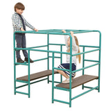 Multi-purpose kids climbing frame
