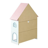 Complete with a wall fastening attachment to keep it secured to the wall, this is a lovely dollhouse and bookcase in one