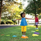 Piedras de río montessori gonge sensoriales grandes para TDAH y autistas | colores primarios