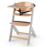 हमारी स्कैंडिनेवियाई ग्रो-विद-मी प्राकृतिक और ग्रे हाईचेयर का उपयोग 6 महीने से लेकर 10 साल तक का बच्चा डेस्क कुर्सी के रूप में कर सकता है।