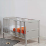 This gorgeous looking cot bed has 3 changeable base heights, giving you peace of mind of your child's safety.