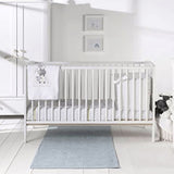 This gorgeous cot bed has 3 base heights, allowing you to change the height of the mattress base!