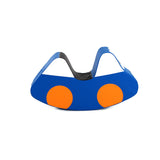 Rocker de couro sintético infantil | Brinquedo de balanço macio para passeio | Carro Soft Play |Azul| 12m+ Os primeiros passos são sempre os mais