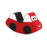 Childrens Faux Leather Rocker |Ride-on Soft Rocking Toy | Soft Play Car |Red| 12m+ Covered with a soft leather material