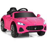 Montez sur une voiture jouet électrique | 12V | Télécommande avec lumières LED | Corne | Radio et musique | 3 options de couleurs