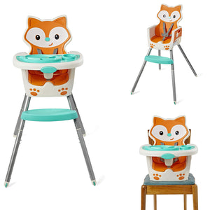 5-in-1 Grow-with-Me Reclining Baby High Chair, Low Chair & Booster Seat for Chairs | Mr Fox