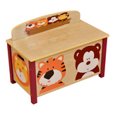 Make tidying up easier with our fun jungle themed big toy box.
