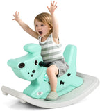 Baby & Toddler Rocking Horse Dog | Ride On Toy with Grip Handles | Music | Lights | 6-36m