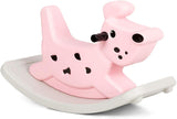 Available in soft pink or aqua, this dog rocking horse will soon become baby's favourite animal