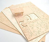 Supplied in laser cut sheets - have fun making each piece up with your tot