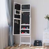 Not just a mirror but it has storage in the middle! Shelves, hooks, bars and more for jewellery, scarfs and make-up