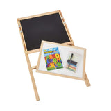 This easel folds away when not in use.