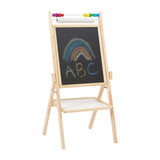 A 4-in-1 rotary easel with a chalkboard