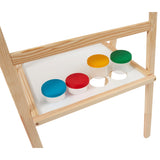 Includes 4 paint pots with lids and can be used indoors and outdoors (but not to be left outdoors)