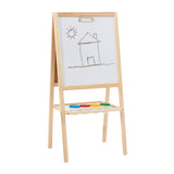 4-in-1 magnetic dry-wipe whiteboard easel