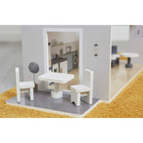 Includes an outside patio area for more doll play space
