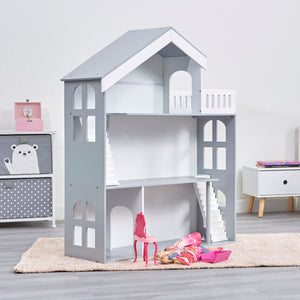 Casa de bonecas grande estante montessori de madeira | estante | armazenamento de brinquedos