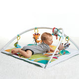 by opening the arches it offers baby a whole new perspective on things and mode of play.