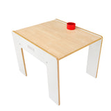 This Little Helper FunStation Duo table has room for 2 toddlers and includes a pot in the desk top for bits and bobs