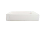 Veľký montessori loptičkový box Soft Play Set | Guľôčkový bazén s vnútornou podložkou | 130 x 130 x 25 cm | Biela | 3m+ lopta malých pomocníkov