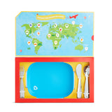 Montessori-Essset für Kleinkinder, pädagogisches Essensabenteuer, großes Kinder-Essset | 2 Farboptionen