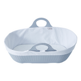Esta cesta Moisés segura, elegante e portátil é para as sonecas do bebê em casa ou fora de casa. 