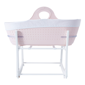 Esta cesta Moses segura, elegante e portátil é perfeita para as sonecas do bebê em casa ou fora de casa.