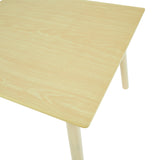 Laquered table top for easy cleaning with a damp cloth. Supplied flat packed for easy adult assembly.  Key Features