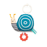 includes a butterfly ring rattle