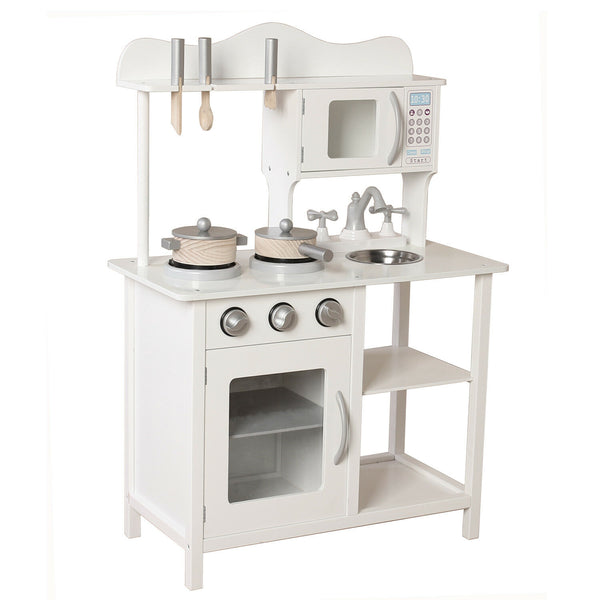 Kids Montessori Inspired Wooden Toy Kitchen with Realistic Sounds & Ac –  www.littlehelper.co.uk