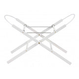 East Coast Buttercup Eco-Conscious Wooden Moses Basket Stand | Pearl White